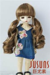 Lovely Curly Braids  Synthetic Mohair Doll Wigs JD337