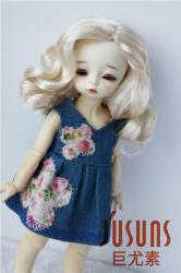 Pretty Curly BJD Synthetic Mohair Doll Wigs JD343
