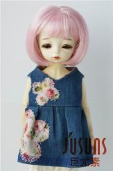 Cute Short Bobo Air Bangs Doll Wig Synthetic Mohair JD286
