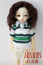 Lovely Curly BJD Mohair Doll Wig JD039