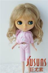 Pretty Long Curly Mohair Doll Wigs D2031L