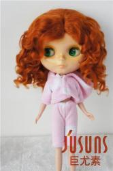 Lovely Curly BJD Mohair Doll Wig JD039