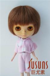 Full Bang Short Cute Human Hair Wigs JD383