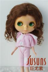Lovely Curly BJD Mohair Doll Wig JD039
