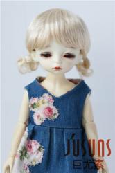 Cute Curly BJD Synthetic Mohair Doll Wig JD400