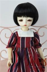 Lovely Short Cut Doll Wigs Synthetic Mohair JD256