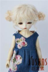 Lovely Two pony BJD Mohair Doll Wigs JD406