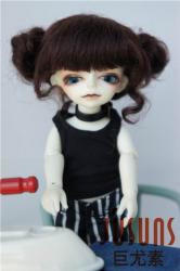Lovely Two pony BJD Mohair Doll Wigs JD406