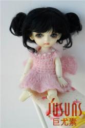 Lovely Two pony BJD Mohair Doll Wigs JD406