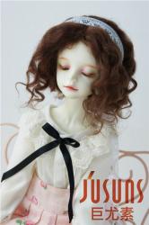 Long Curly BJD Mohair Doll Wig JD207
