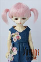 Lovely Twin Tail BJD Mohair Doll Wigs JD203