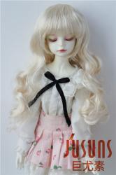 Pretty Curly with Full Bang Synthetic Mohair BJD Doll Wig JD288