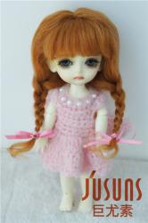 Lovely Two Braids BJD Mohair Doll Wigs JD2031