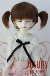 Lovely Twin Tail BJD Mohair Doll Wigs JD203