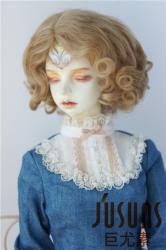 Fashion Short Curly Mohair Doll Wigs JD316B