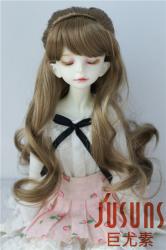 Long Wavy Pony Hair Synthetic Mohair Doll Wigs JD096