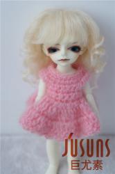 Lovely Wave BJD Mohair Doll Wig  JD012