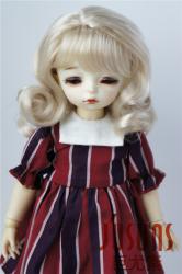 Soft Curly Synthetic Mohair BJD Doll Wigs JD038