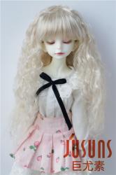 Soft Cabbage Wave Synthetic Mohair BJD Doll Wig JD041