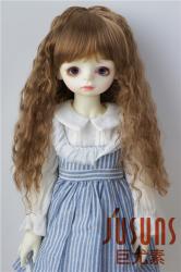 Soft Cabbage Wave Synthetic Mohair BJD Doll Wig JD041