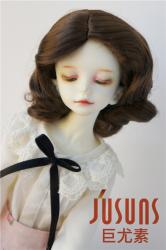 Cute Short Curly BJD Synthetic Mohair Doll Wigs JD338B