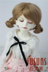 Lovely Two Braids BJD Mohair Doll Wigs JD142