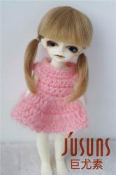 Pretty Two Braids BJD Mohair Doll Wigs JD060