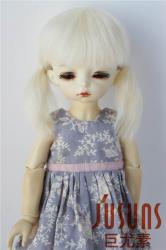 Pretty Two Braids BJD Mohair Doll Wigs JD060