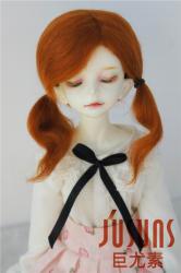Pretty Two Braids BJD Mohair Doll Wigs JD060