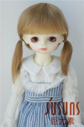 Pretty Two Braids BJD Mohair Doll Wigs JD060