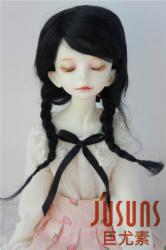 Lovely Two Braids BJD Mohair Doll Wigs JD061