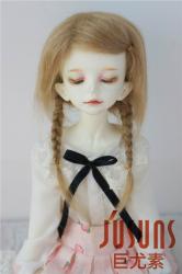 Lovely Two Braids BJD Mohair Doll Wigs JD061