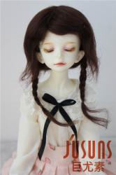 Lovely Two Braids BJD Mohair Doll Wigs JD061