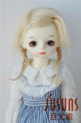 Lovely Two Braids BJD Mohair Doll Wigs JD061
