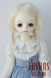 Lovely Two Braids BJD Mohair Doll Wigs JD061