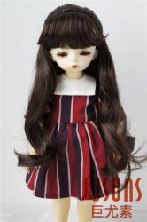 Long Wavy Pony Hair Synthetic Mohair Doll Wigs JD096