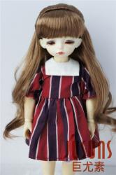Long Wavy Pony Hair Synthetic Mohair Doll Wigs JD096