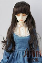 Long Wavy Pony Hair Synthetic Mohair Doll Wigs JD096
