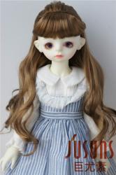 Long Wavy Pony Hair Synthetic Mohair Doll Wigs JD096