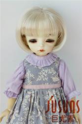 Cute Short Bobo Air Bangs Doll Wig Synthetic Mohair JD286