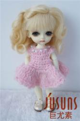 Lovely Short Curly Mohair Doll Wigs JD242