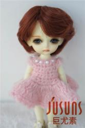 Boyish Short Cut Doll Wigs Heat Resistant Fiber JD236