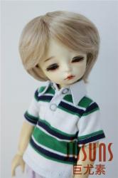 Boyish Short Cut Doll Wigs Heat Resistant Fiber JD236