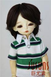 Boyish Short Cut Doll Wigs Heat Resistant Fiber JD236