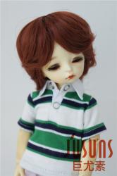 Boyish Short Cut Doll Wigs Heat Resistant Fiber JD236