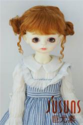 Lovely Two pony BJD Mohair Doll Wigs JD406