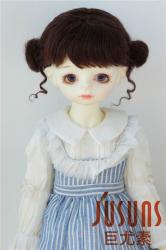 Lovely Two pony BJD Mohair Doll Wigs JD406