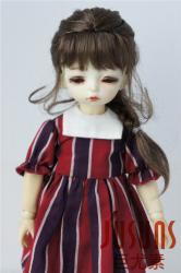 Pretty lady braid BJD doll wigs synthetic mohair JD413