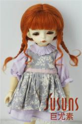 Fashion BJD Two Braids Mohair Wigs D2033B