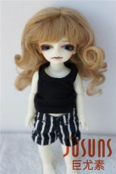 Fashion Short Curly Doll Wigs Mohair D20313